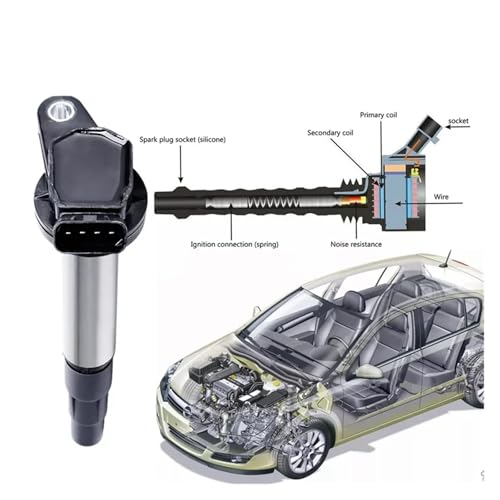 Bobina de encendido UF596 compatible con Lexus CT200h y Toyota Matrix 3