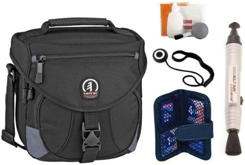 Tamrac 5502 Explorer 2 Camera Bag (Black) + LensPen + Memory Card Wallet + CapKeeper + Digital Camera Cleaning Kit