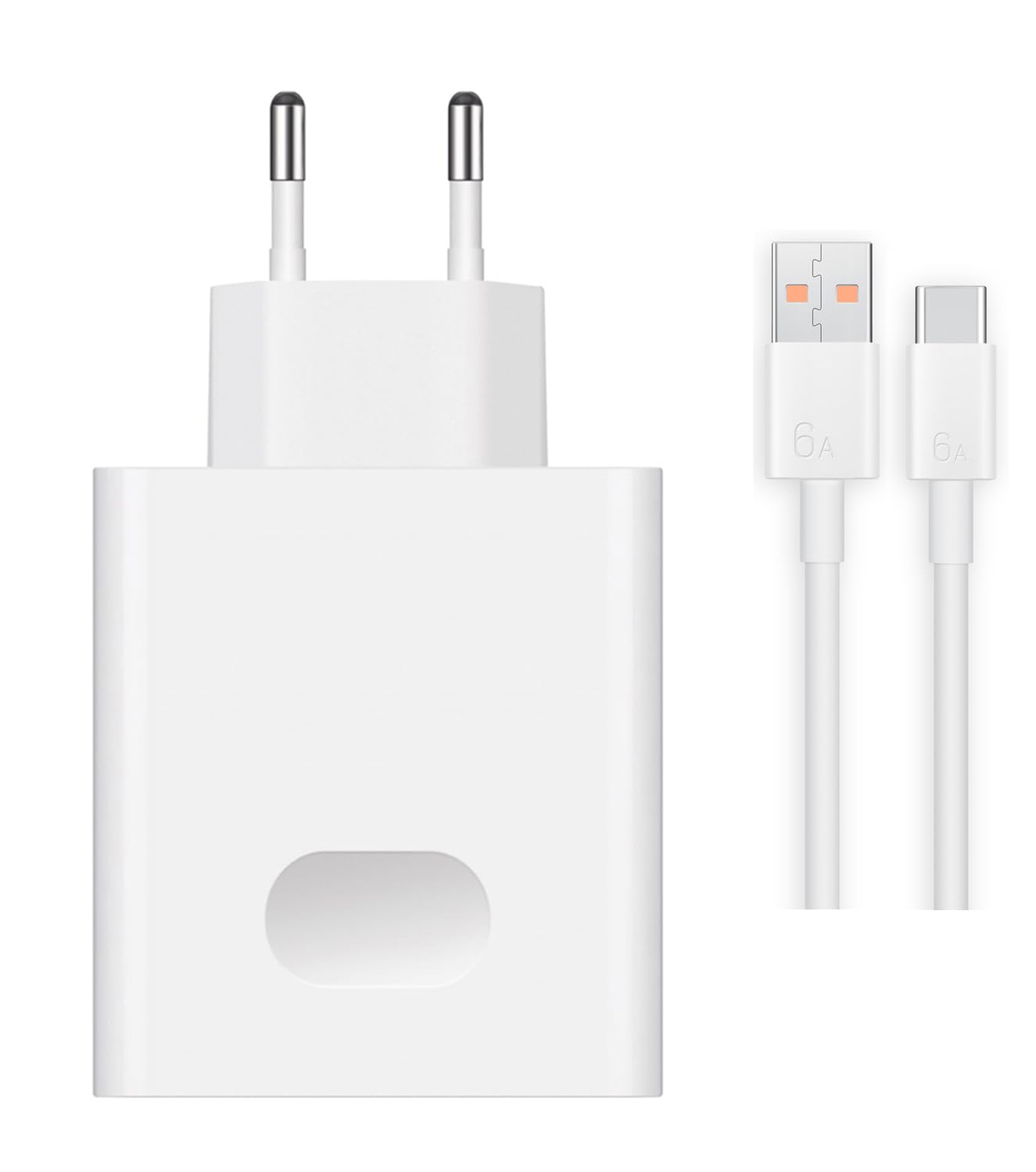 100W Supercharge Adaptador HW-200500E01 Cargador USB C para Honor Huawei Original con Cable de Carga rápida USB C 6A