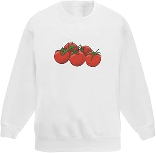 Azeeda 'Vine Tomatoes' Kid's Sweatshirt/Jumper (7-8 Years) (KW00099309)