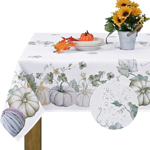Nappe rectangulaire motif vignes table de cuisine 70x70 cm lavable - 3