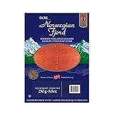 Norwegian Fjord Sliced Smoked Salmon, 8.8oz (1 Package)