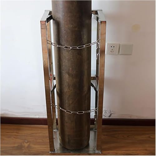 Support de rangement pour bouteilles de gaz robuste avec roues fluides