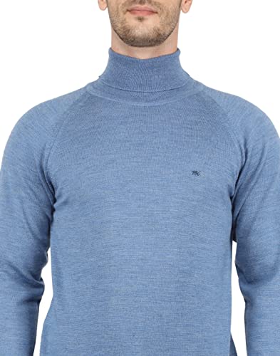 Image of Monte Carlo Men Wool High Neck Pullover Sweater