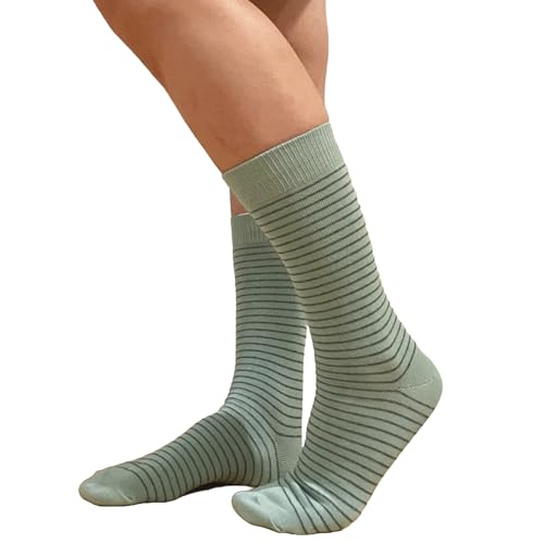 Sage Green Groomsmen Socks - Stylish Men's Dress Socks Gift