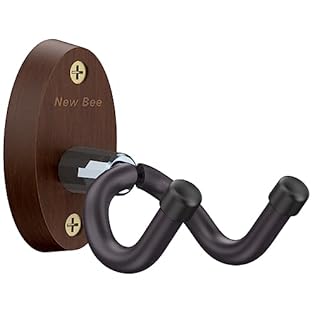 Safe And Skid-proof V-Shaped Guitar Wall Mount Hooks: The deep v-shaped guitar wall mount bracket is different from other guitar holders, and the deepened curvature allows it to firmly secure your instrument without worrying about the instrument slip...