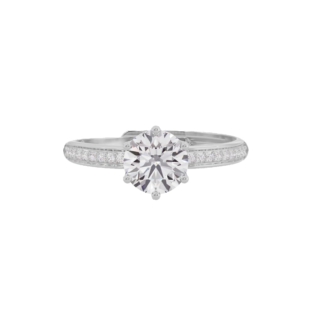 U ARE 925 Sterling Silver 18K Gold and Rose Gold Plated Royal Solitaire Ring | Gift for Women and Girls | With Certificate... - Review, Price and Buying Guide