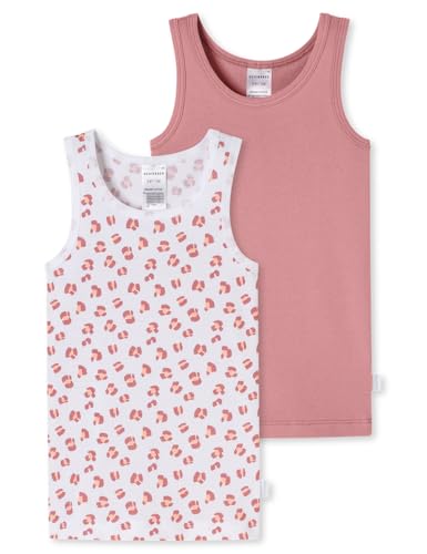 Schiesser Mädchen 2 Pack Unterhemd Unterwäsche Feinripp - 100%...