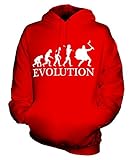  Candymix Vikings Évolution Unisexe Sweat Pull à Capuche Homme Femme, Taille 2X-Large, Couleur Rouge