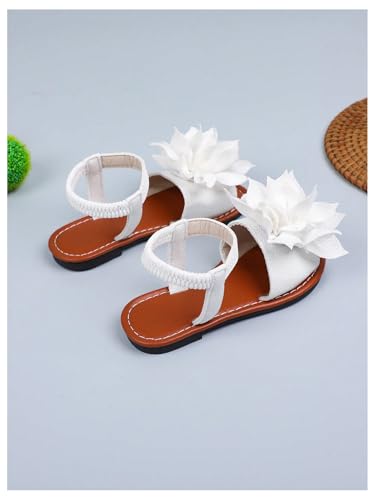 GORGLITTER Girl's Flower Sandals Strappy Cute Open Toe Dress Sandals2