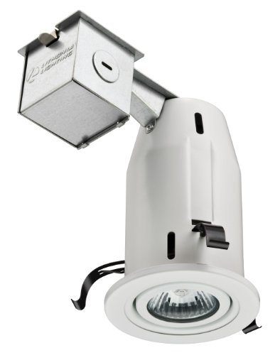 Lithonia Lighting LK3GMW M6 3 Inch Gimbal Kit with Halogen Lamp Included in White