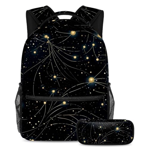 Sac à dos constellation vierge pour les cours et les voyages
