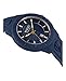 Versus Versace Mens Tokyo Blue Fashion Watch with Date Function. Adjustable Silicone Strap. Includes Travel Gift Pouch.