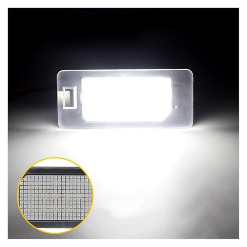 Luces LED de matrícula Fiat 500x lámparas blancas traseras coche 2014-2019 4