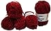 Produktbild Dolphin fine 5 x 100 Gramm Himalaya Strickwolle, Babywolle, 500 Gramm Wolle Super Bulky (Bordeaux 80512)