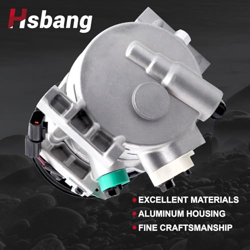 AC Compressor Compatible with Rio Accent 2012 2013 2014 2015 2016 2017 L4 1.6L Replace 977011R100, 977011W600