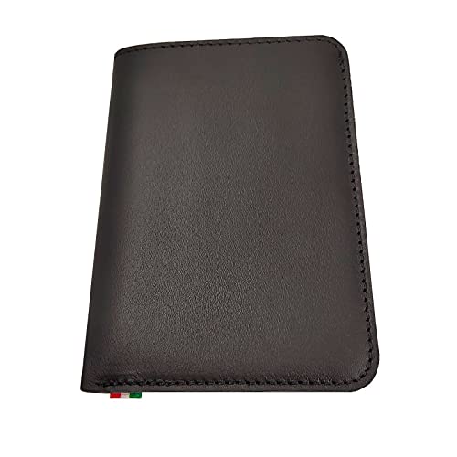 Piel Cabrera Cartera Porta Placa Guardia DI FINANZA