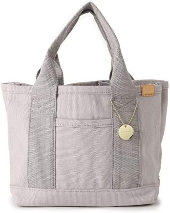 Amazon サンカンシオン 3can4on Dot Stripe キャンバス仕切りミニトートバッグ 00 グレー 012 トートバッグ