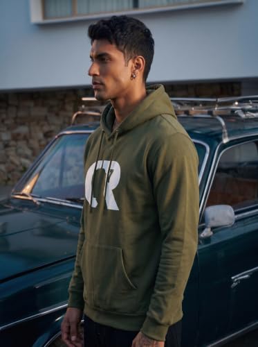 Image of More & More HOODMASTER Men's Cotton Hoodie Sweatshirt with Pockets Full Sleeves Regular Fit Solid Pattern Hooded Neck and Standard Length | Men Cotton Hoodie