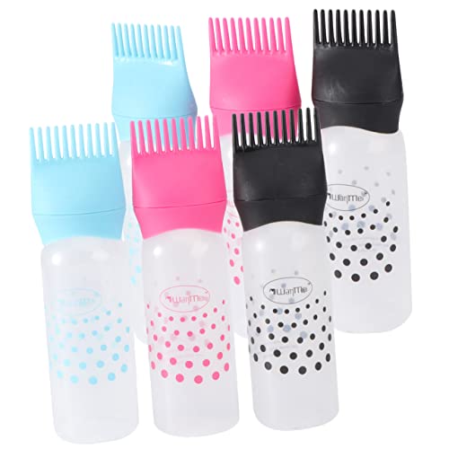 EXCEART 18 Pcs Garrafa De Limpeza a Seco De Cabelo Garrafa De Pente Desenvolvedor Frasco Aplicador D