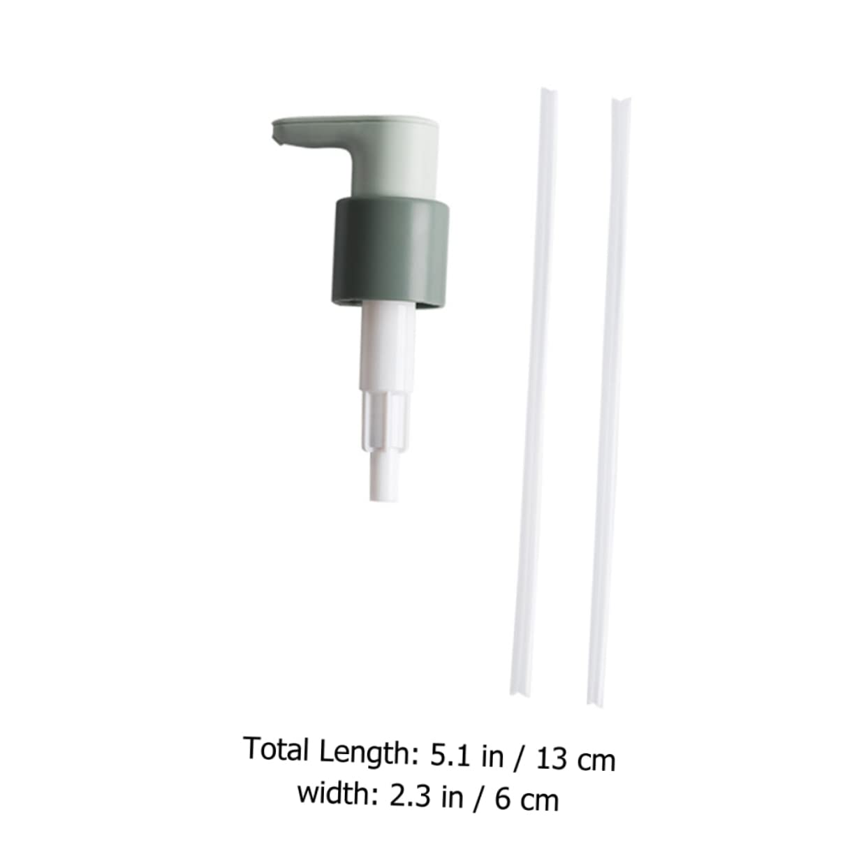 minkissy Oyster Sauce Pump Bottle Nozzle Plastic Ketchup Bottle Pump Replacement Set Hose