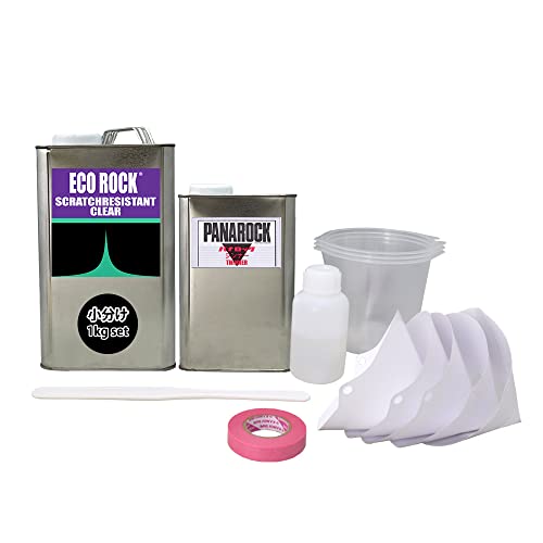 Amazon.co.jp: エコロック 耐擦傷性クリヤー 1kgセット(シンナー硬化剤