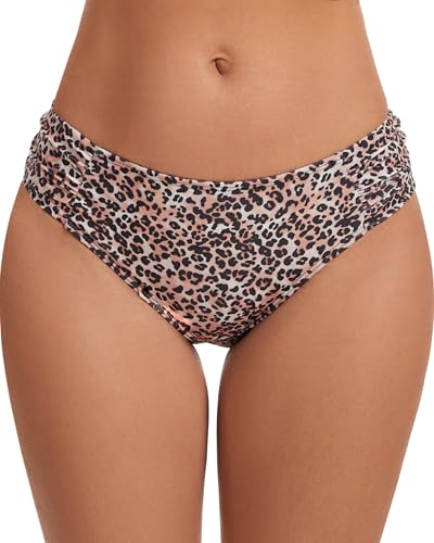 Image of Women's Bathing Suit Bottoms Full Coverage Ruched Bikini Tankini Bottom Swimsuit Brief