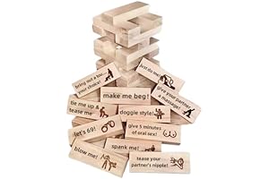 Naughty Jenga: The Ultimate Party Game for Adults