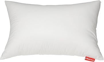 وسادة فندق ريكراك الفاخرة سادة، مقاس 50 سم × 70 سم، بيضاء