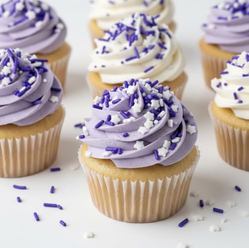 Image of Manvscakes Sprinkles- Edible Cake and Cupcake Sprinkles with Assorted Shapes and Sizes for Parties, Metallic Sprinkle Mix for Cookies, Ice Cream, Cake and Cupcake Decorating