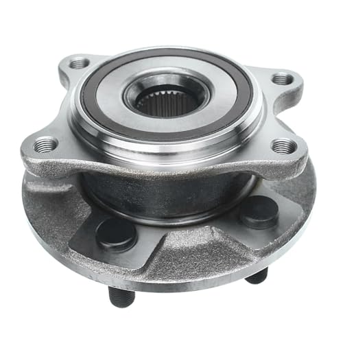 Image of Detroit Axle - AWD Front Wheel Bearing Hubs for 2009-2017 Lexus LS460 2008-2016 LS600h, 2pc Wheel Bearing and Hubs Assembly 2010 2011 2012 2013 2014 2015 Replacement
