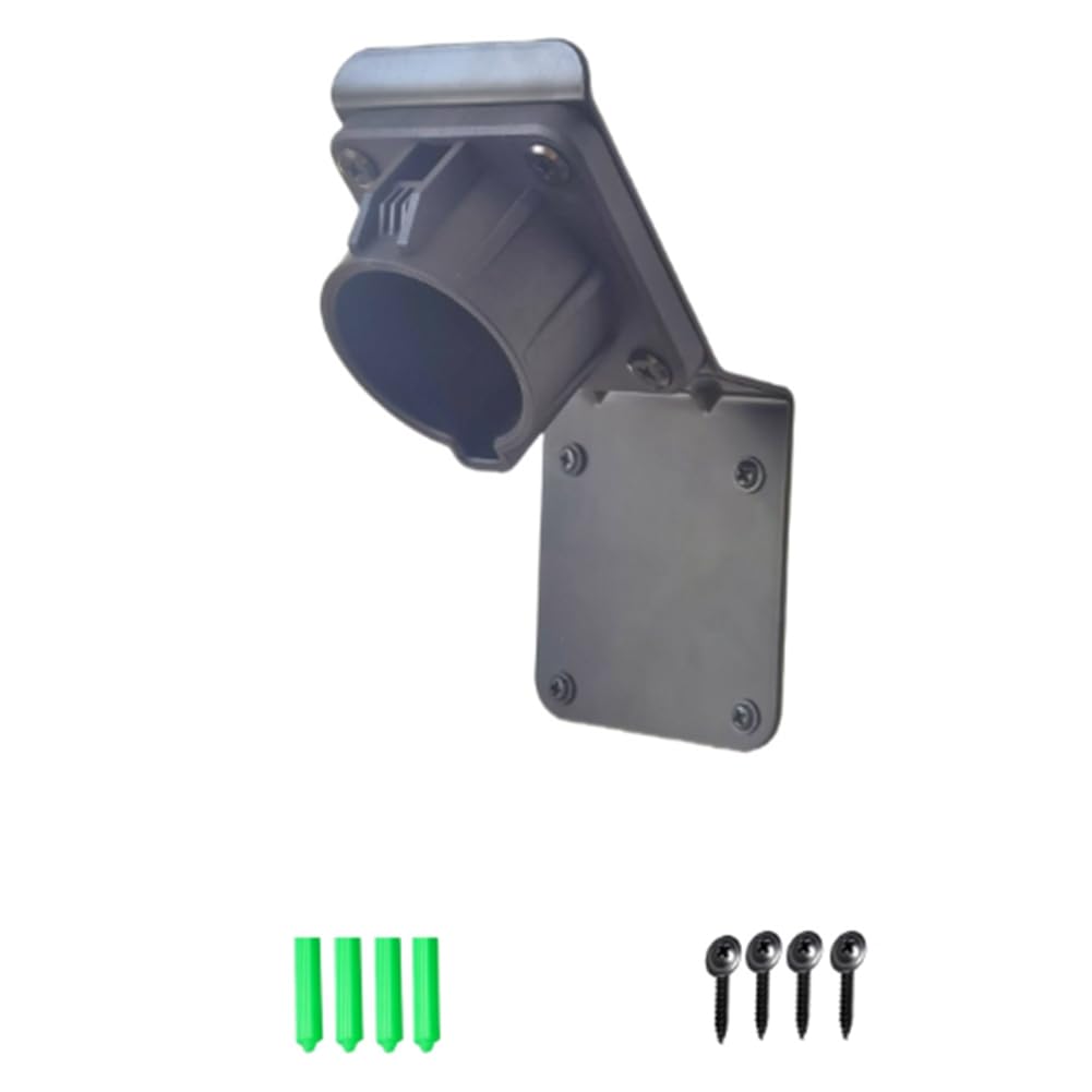 Littimoon Wall Mount Bracket for SAE J1772 EV Charger- Heavy Duty Universal J1772 Plug Holder