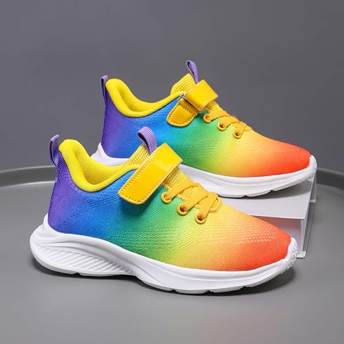 Girls Boys Sneakers Mesh Breathable Lightweight Athletic Shoes Non-Slip Fashion Running Shoes for Little Kid/Big Kid3