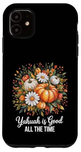 秋の花 パンプキン ヤフア Is Good All Time スマホケース iPhone 11 用