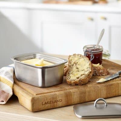 Lakeland Stainless Steel Insulated Butter Dish with Lid - Image 3