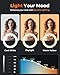 Sensyne 10'' Ring Light with 50'' Extendable Tripod Stand, LED Circle Lights with Phone Holder for Live Stream/Makeup/YouTube Video/TikTok, Compatible with All Phones