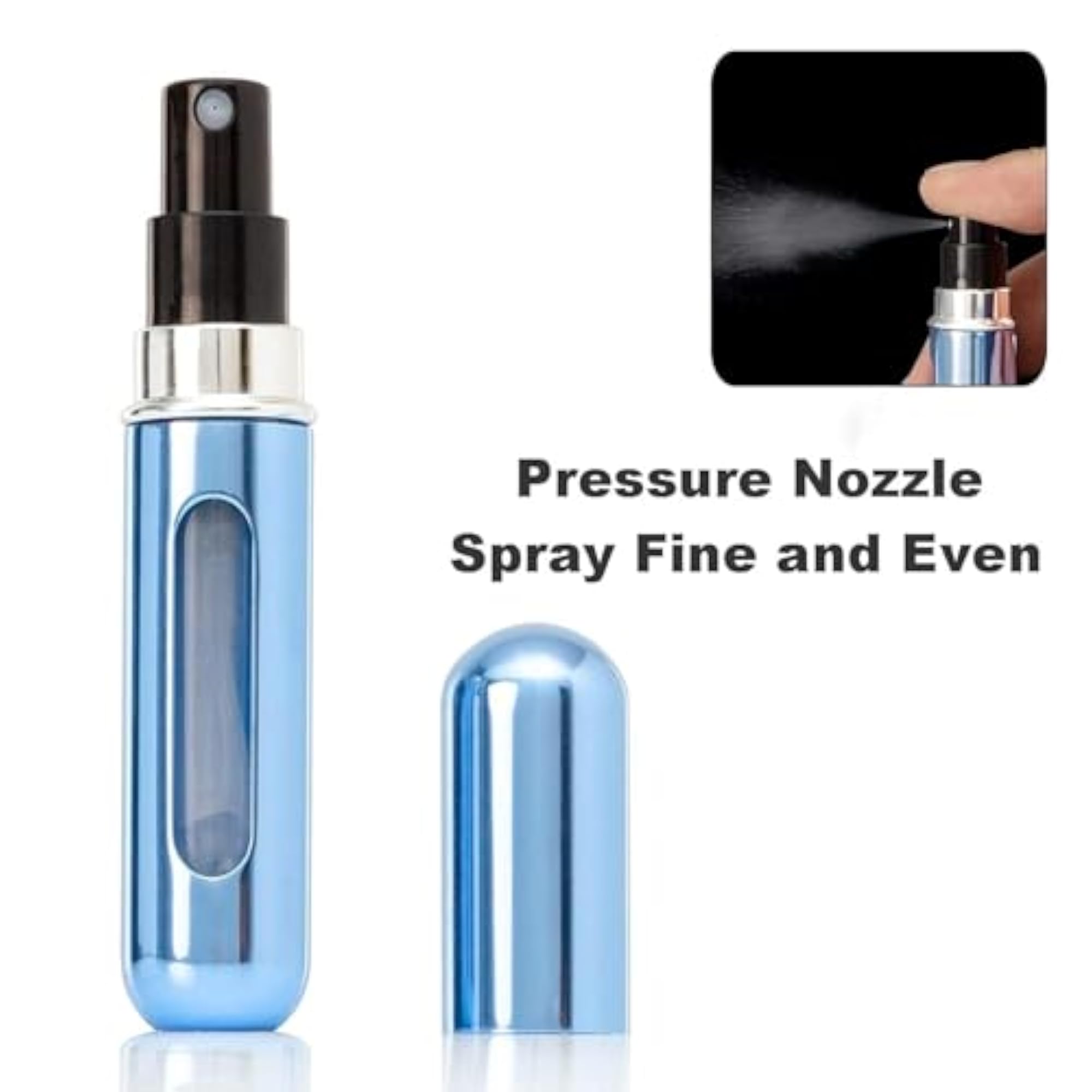 Refillable Perfume Atomizer Bottle, Portable Travel Mini Spray Bottles