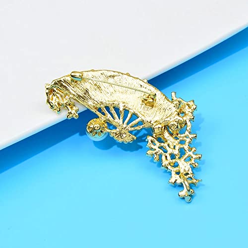 Broches en éventail en strass pour illuminer un pull terne ou sublimer une robe - 5
