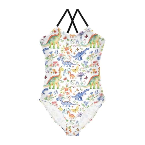 KLL Girls 1-Piecing Swimsuits Beach Swimwear Girls Bathing Suits