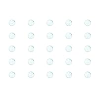 Vista 1 de HARFINGTON 1200 cuentas de vidrio para hervir bolas de vidrio de 0.118 pulgadas de soda y lima, para mezclar botellas, transparente