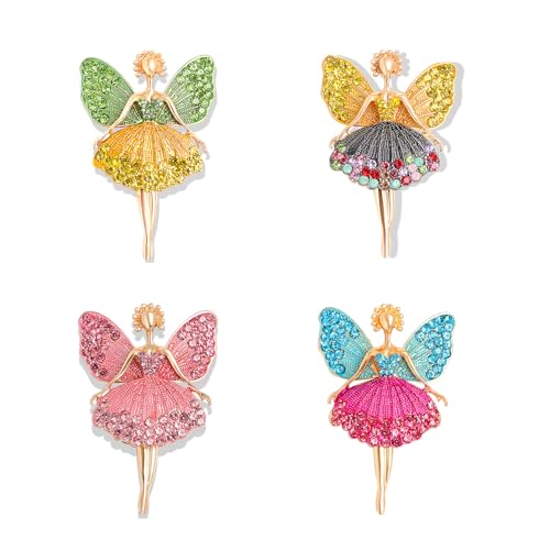 Broche de chemisier pour fille évitant les décolletés lâches avec style et strass