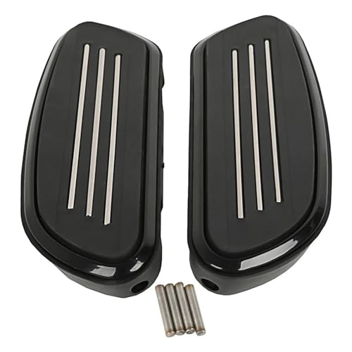 Repose-pieds passager noir pour Harley Davidson Touring Street Glide de qualité
