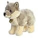 Aurora® Adorable Miyoni® Tots Wolf Pup Stuffed Animal - Lifelike Details Make a Cherished Companion - Perfect for Decorating Bedrooms or Classrooms - Gray 9 Inches
