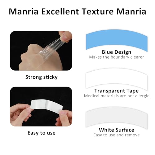 36 Pcs Wig Tape Double Sided Ultra Hold, No Residue Lace Front Tape, Waterproof Wig & Hairpiece Adhesives for Lace Wigs, Toupees, Hair Extensions(1/2) - Thumbnail 3