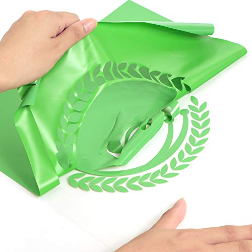 Image of RENLITONG Light Green HTV Iron on Vinyl 12Inch by 10ft Roll Heat Transfer Vinyl for T-Shirt HTV Rolls for All Cutter Machine - Easy to Cut & Weed for Heat Transfer Design