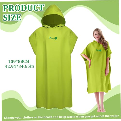 Poncho surf et serviette à changement microfibre absorbant - 3