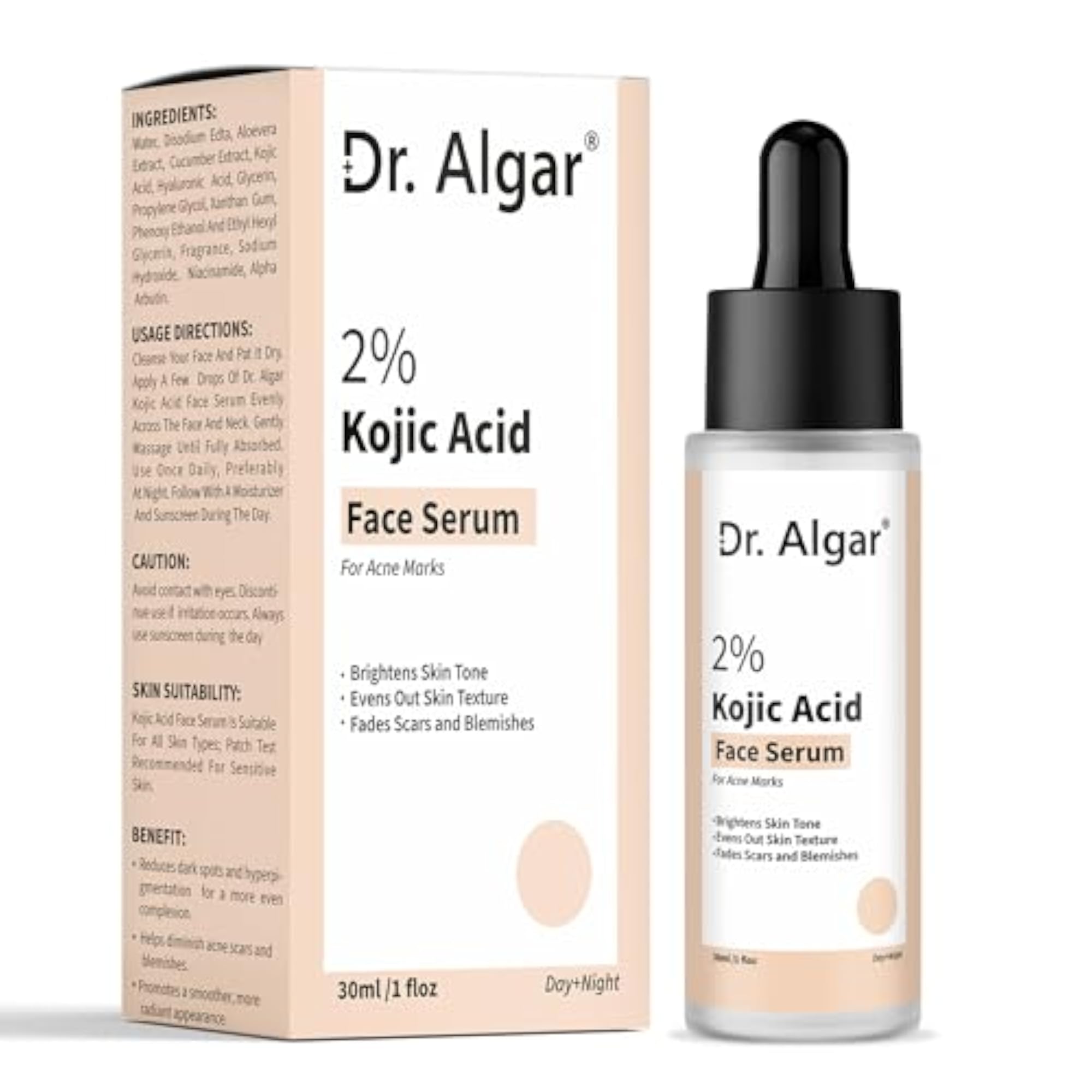 Vitamin C and Kojic Acid Face Serum Combo