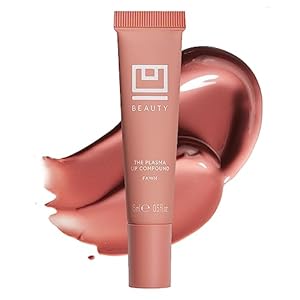 U Beauty The PLASMA Tinted Lip Compound – Nude Lip Gloss Plumping Treatment, Hyaluronic Acid & Shea Butter Deeply Hydrate – Salicylic Acid & Peptides Visibly Smooth and Improve Lines, Fawn – 15 mL