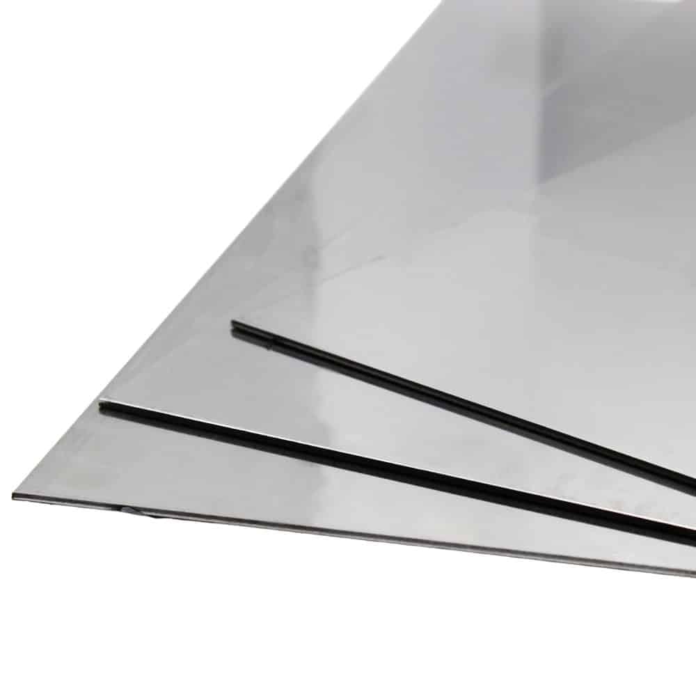 The Mesh Company Magnetic Stainless Steel Sheet 430 | Premium SS430 Sheet Metal in Various Thicknesses (0.5mm - 2.5mm) (2mm Thick 500 x 1000mm Sheet)