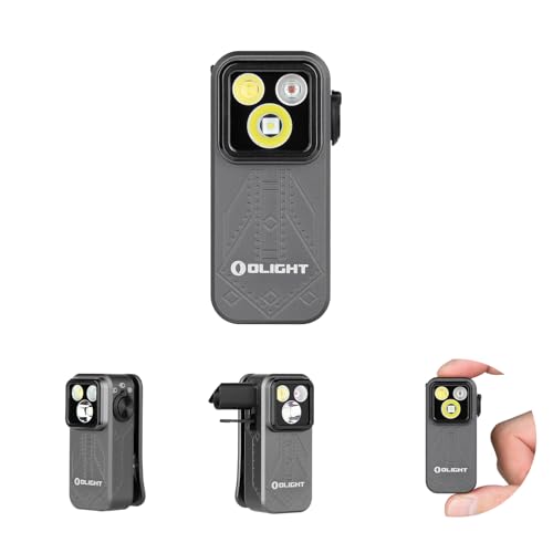 Image of OLIGHT Oclip Pro EDC Flashlight Clip-on Light, Rechargeable 500 Lumens with Three Lighting Solutions Type-C Charging, Magnetic Flash Lights for Outdoor or Indoor Use(Phantom Squadron)